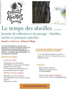 affiche temps des abeilles 15 04 2023 aspect ratio 600 800
