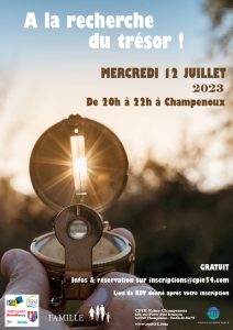 affiche grand public recherche tresor 2023