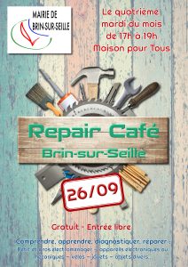 2023 09 26 affiche repair café brin