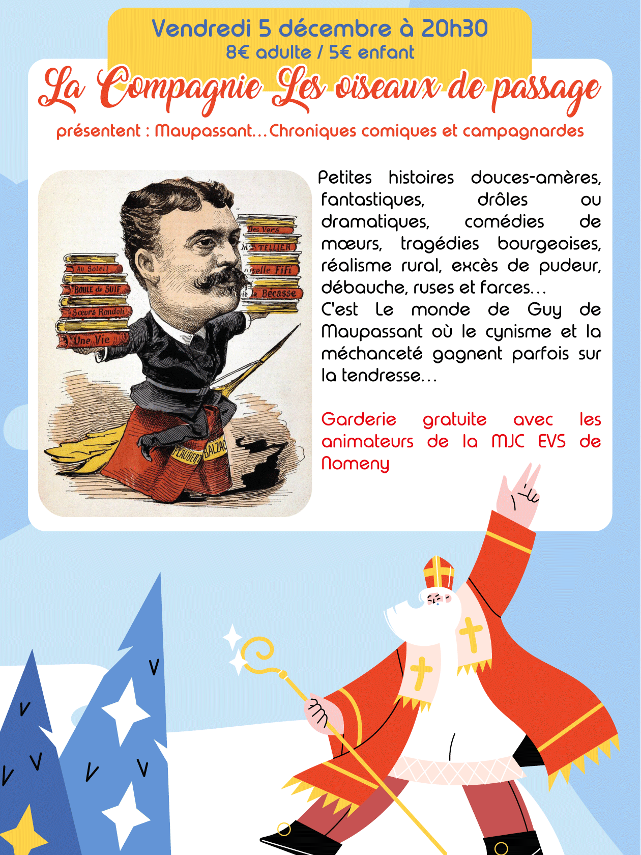 Affiche de l'évènement Le grand week-end Théâtre & Saint-Nicolas