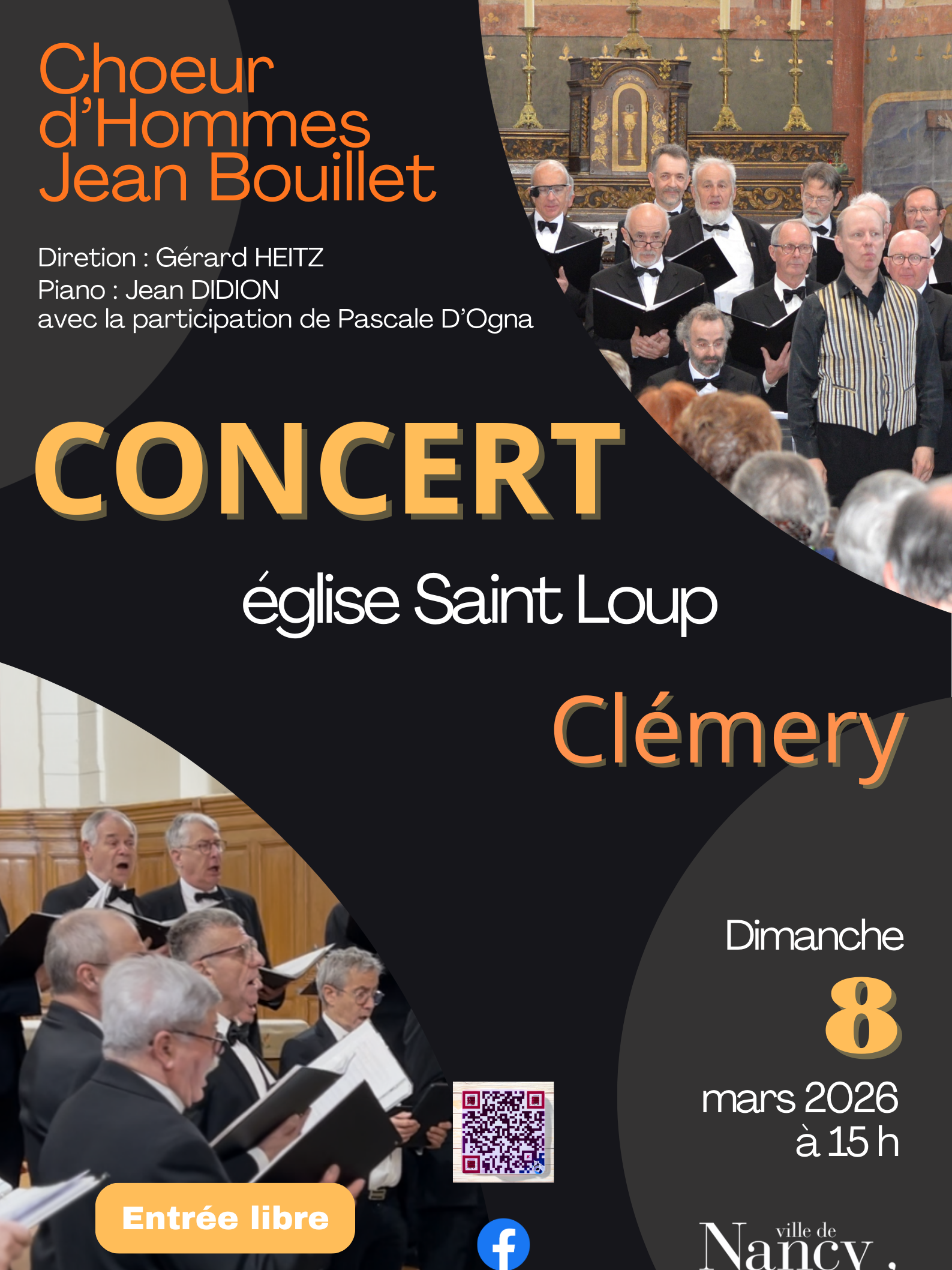 Affiche de l'évènement CHOEUR D'HOMMES