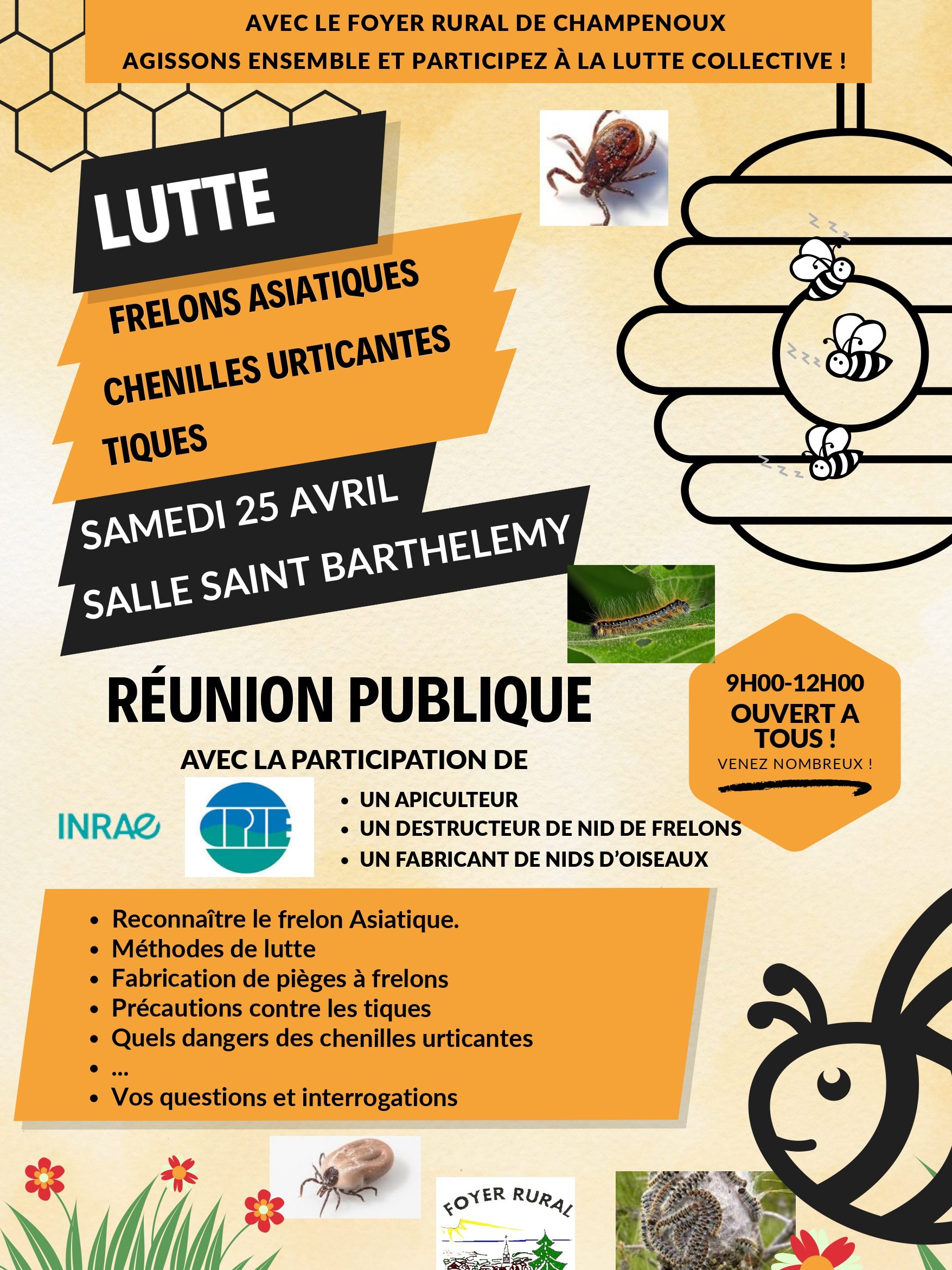 Affiche de l'évènement Agissons ensemble et participez à la lutte collective !