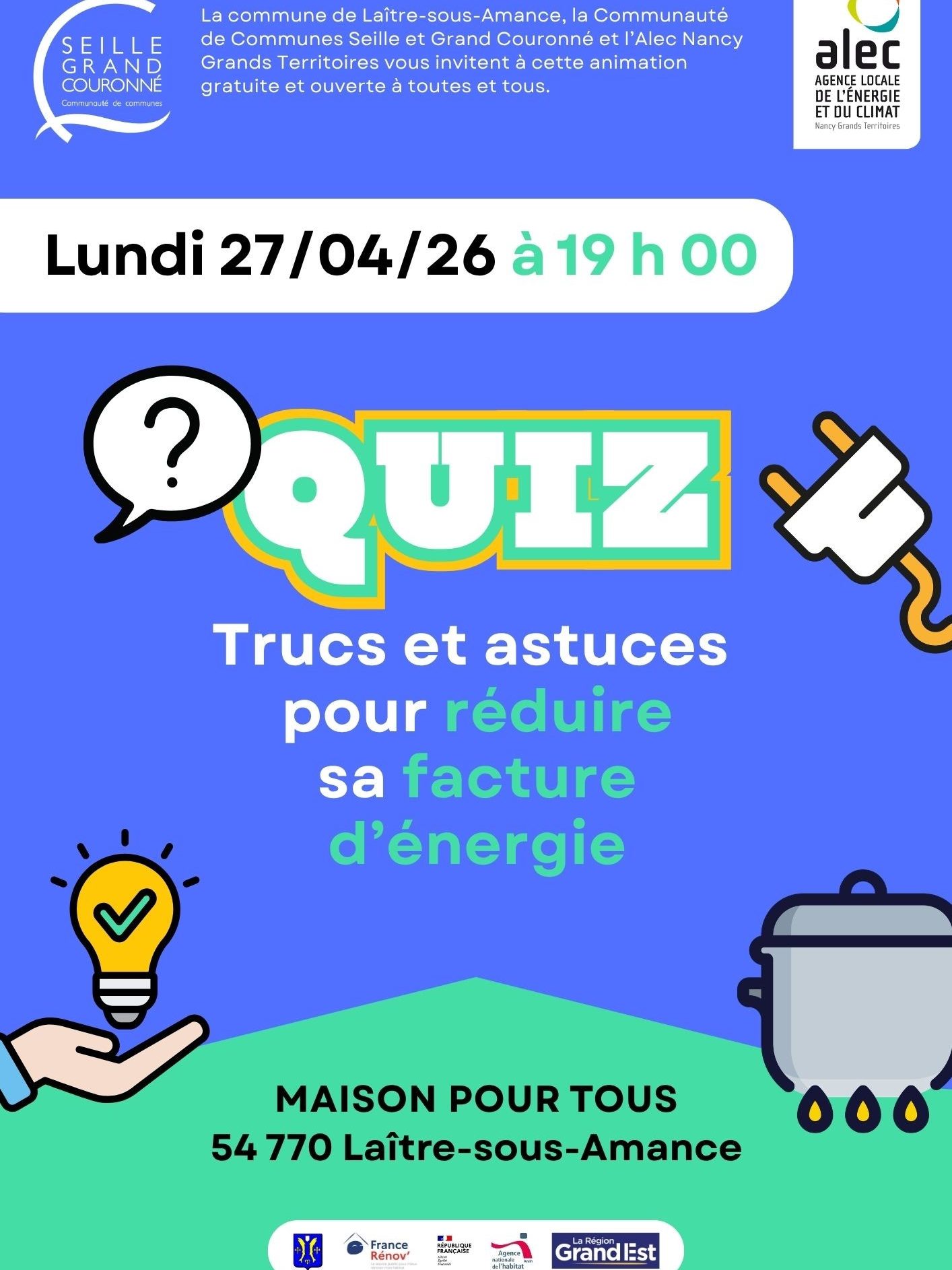 Affiche de l'évènement Atelier trucs et astuces