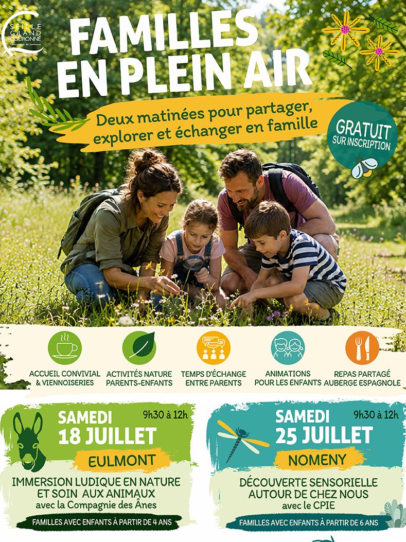 Affiche de l'évènement Familles en plein air