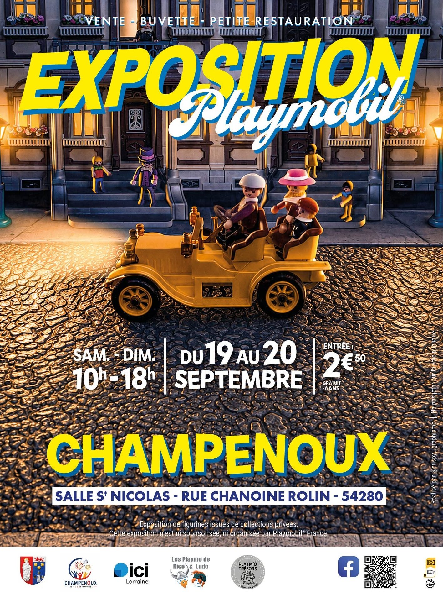 Affiche de l'évènement Exposition Playmobil