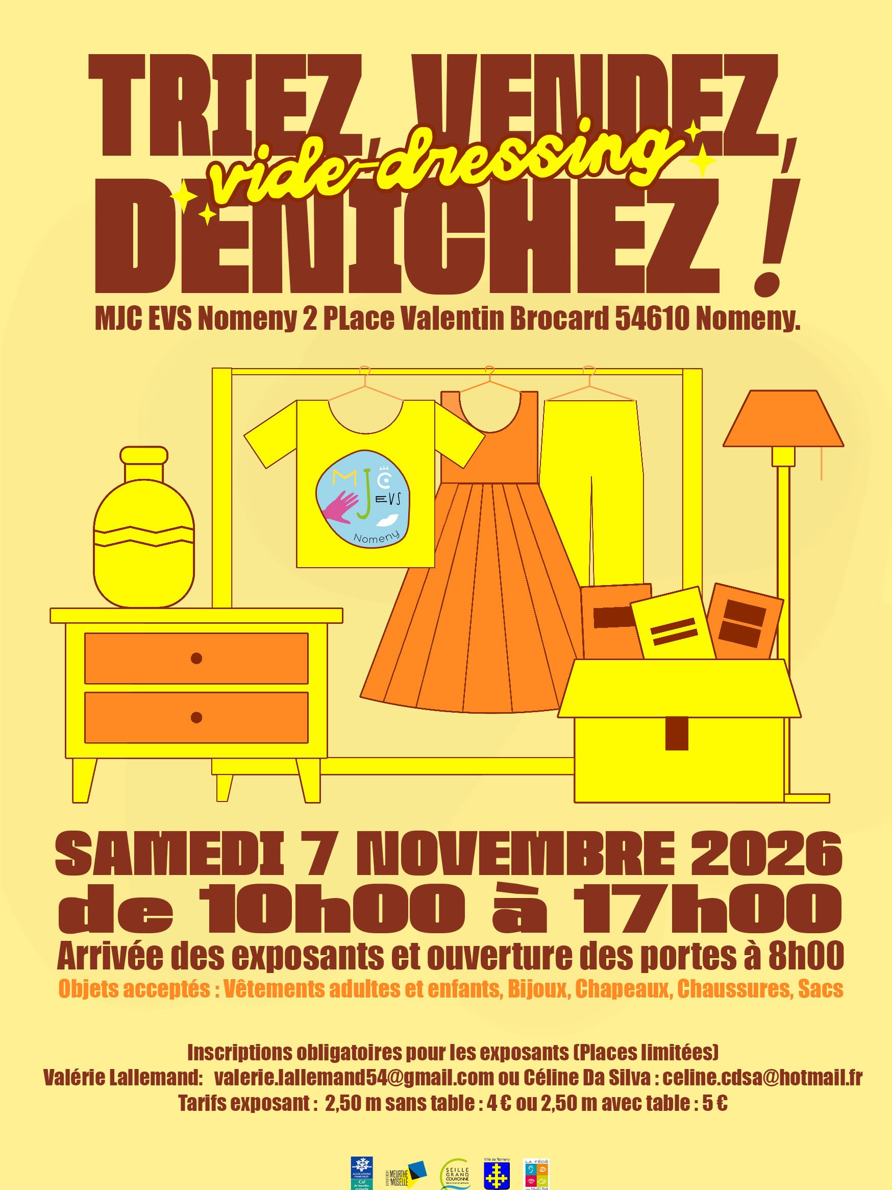 Affiche de l'évènement Vide dressing