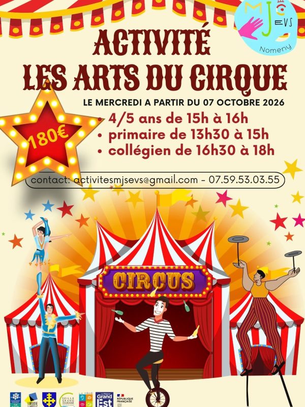 Visuel de l'activité Les arts du cirque !! ( 4 à 10 ans)